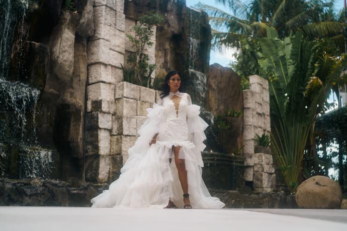 Beautiful wedding dress bali