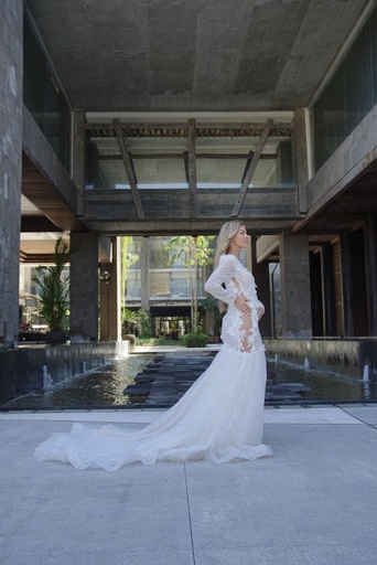 Floral Serenade Mermaid Gown